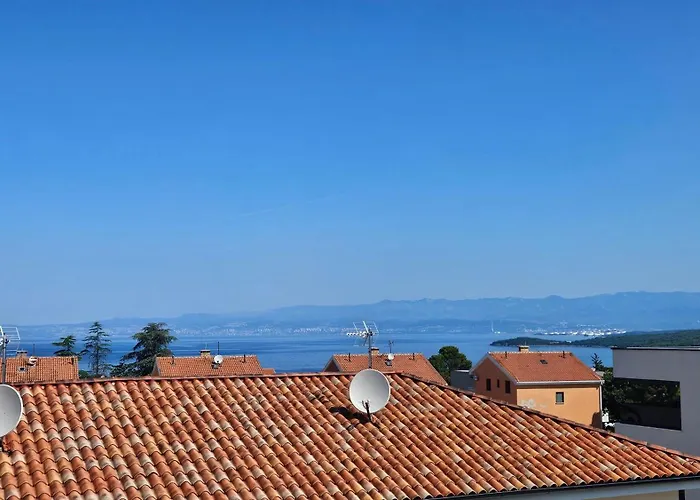 Penthouse Luna Panorama View Apartment Malinska